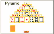 Cards Pyramid online game screenshot